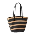 thumbnail image 2 of Time and Tru Women's Coastal Stripe Tote, 2 of 4