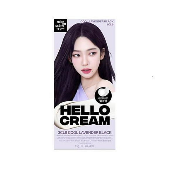 Hello Cream Hair Color (3CLB-Cool Lavender Black), Volume: 125g