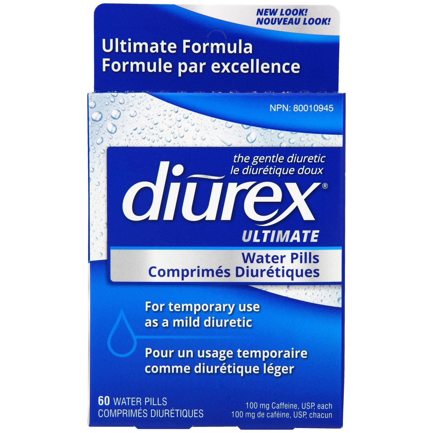 Diurex Water Pills + Pain Relief - Relieve Water Bloat, Cramps, & Fatigue -  42 Ct