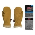 thumbnail image 1 of Genuine Dickies Cowsplit Mitts Pile Lined, Brown Sz L, 1 of 1