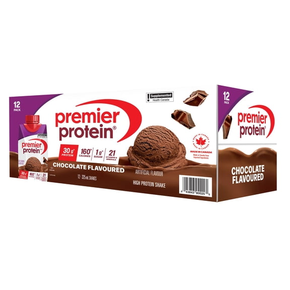 Premier Protein Chocolate High Protein Shake, 12 pack