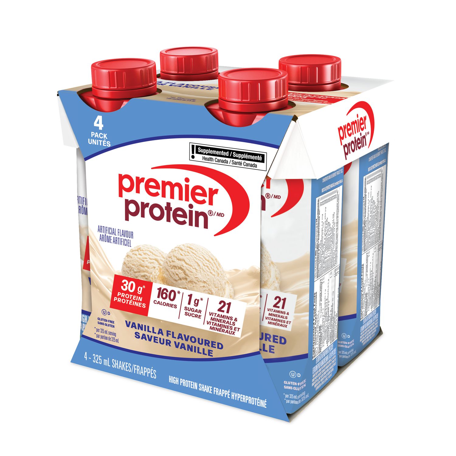 Premier Protein Vanilla High Protein Shake, 4 pack