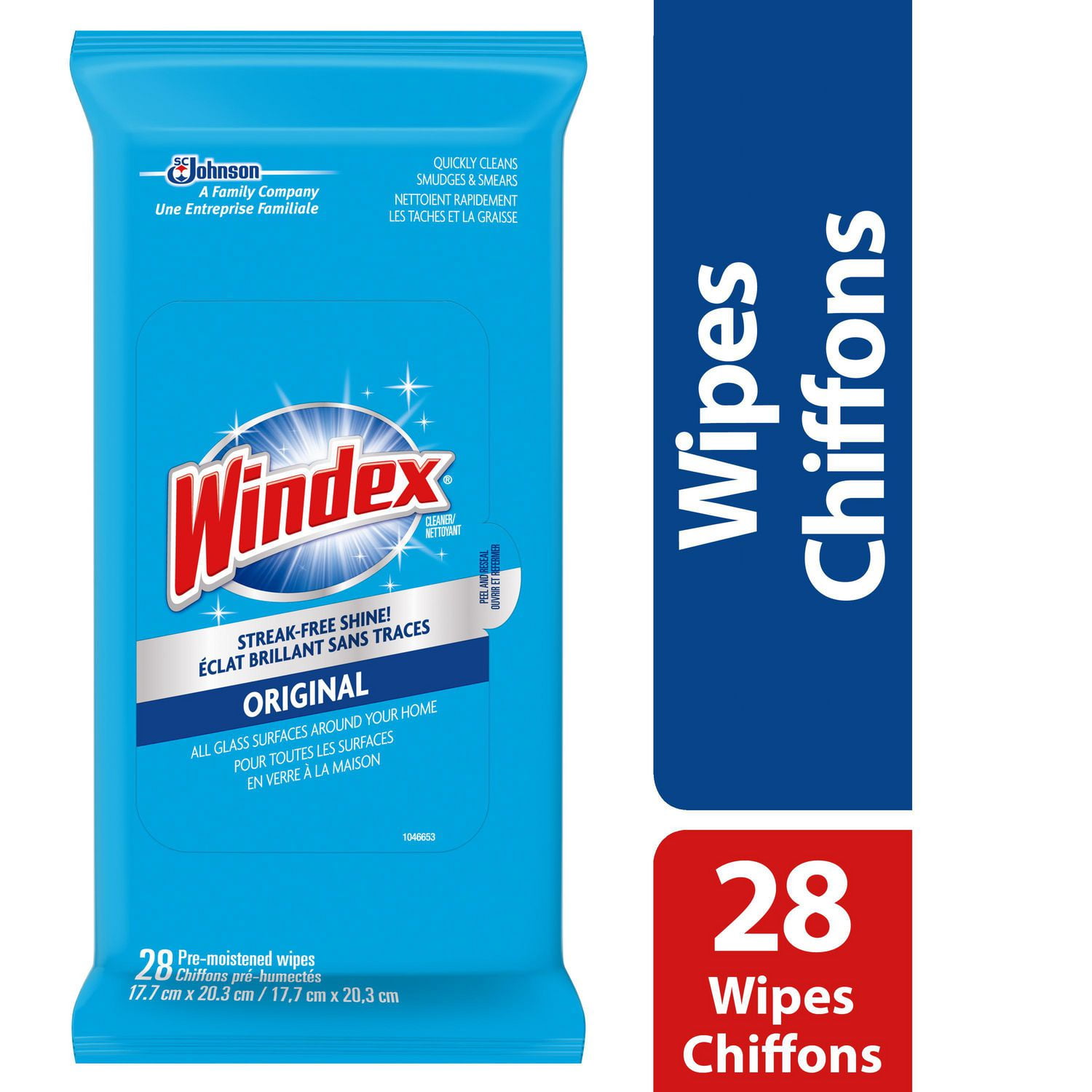 Windex Glass and Window Cleaner Wipes, 28 Wipes Walmart Canada