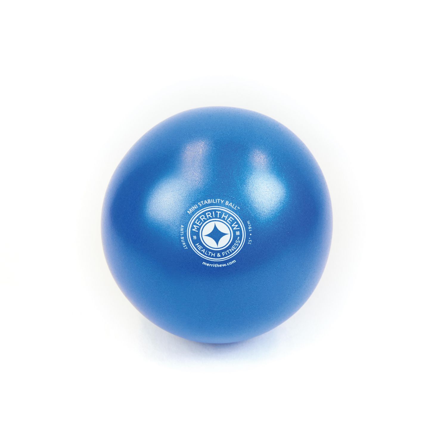 Stott Pilates Mini Stability Ball-Blue 7.5-Inch