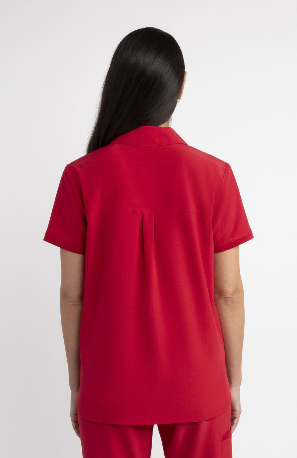 Blouse médicale à col et encolure en V de la collection Fashion Scrubstar pour femmes, tailles XS–3XL