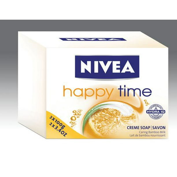 Nivea Savon Happy Time - enrichi de lait de bambou