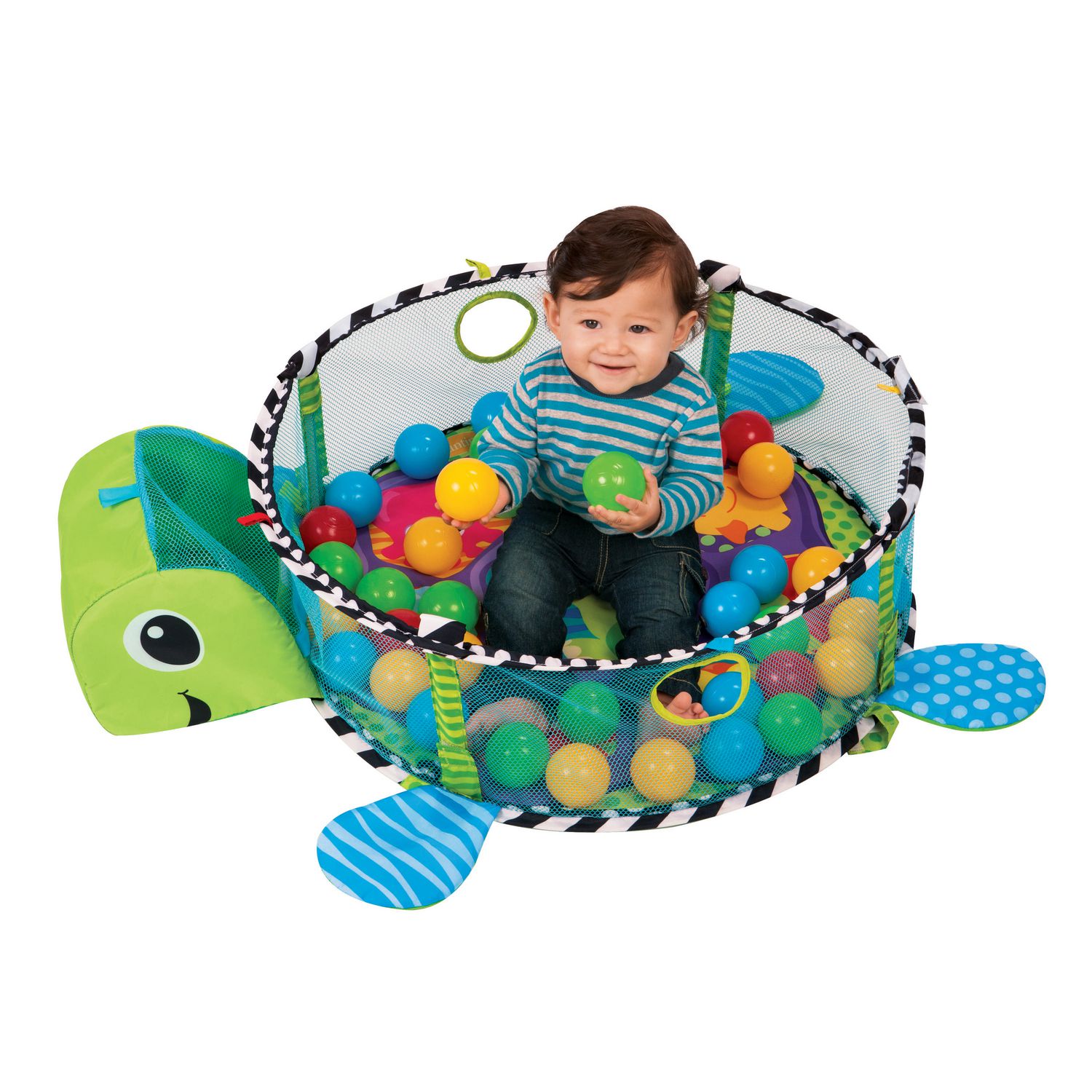 grow with me activity gym and ball pit assembly