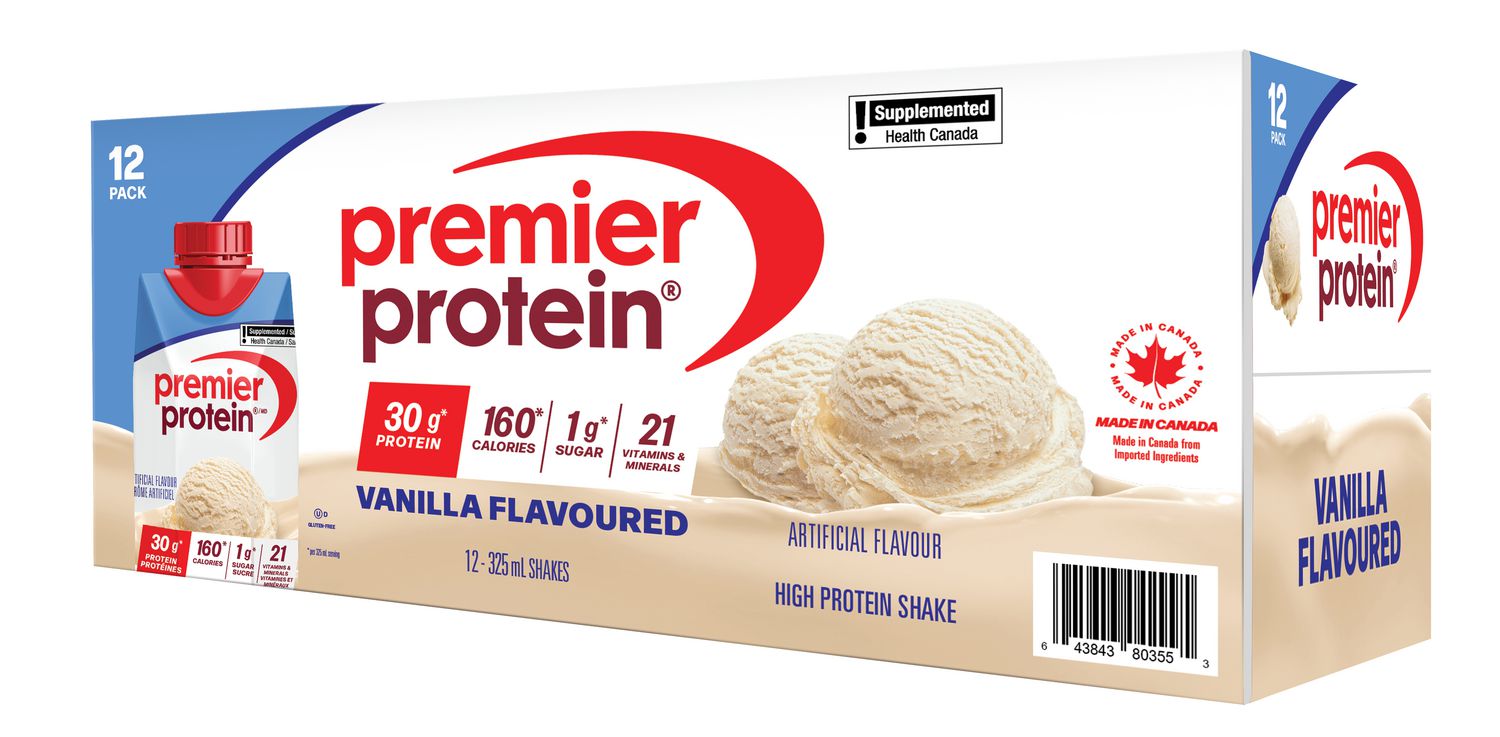 Premier Protein Vanilla High Protein Shake, 12 pack