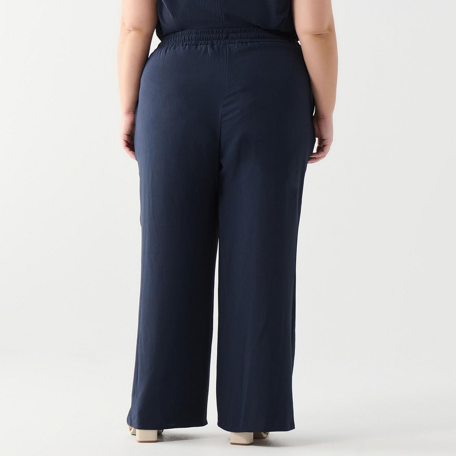 DV Wide leg pant with drawstring waistband