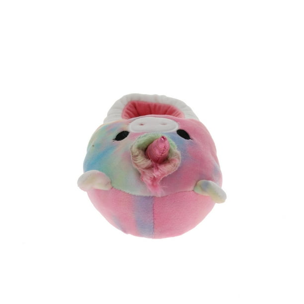 Pantoufles en peluche Squishmallows pour filles avec licorne. 