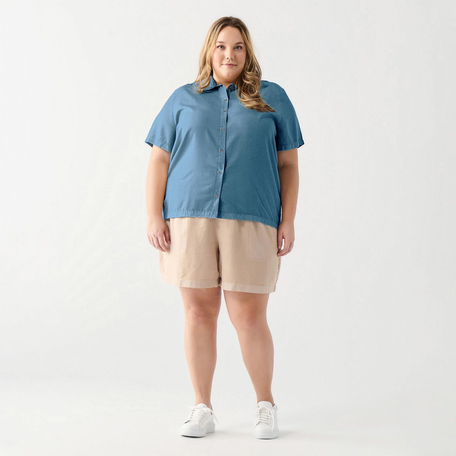 DV S/S collared button up shirt