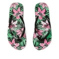 thumbnail image 2 of Time and Tru Women's Floral Flip Flops, 2 of 2