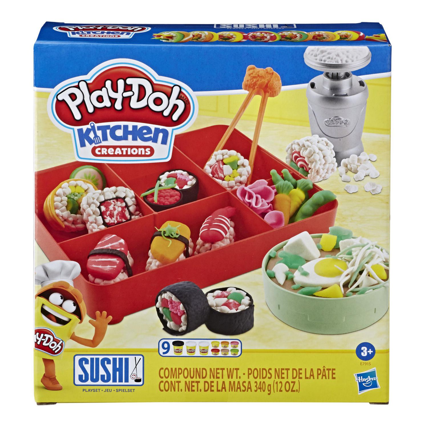 Play-Doh Kitchen Creations Magical Oven Food Set with 6 Cans