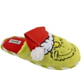 thumbnail image 1 of Ladies Grinch plush slippers., 1 of 5