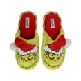 thumbnail image 3 of Ladies Grinch plush slippers., 3 of 5