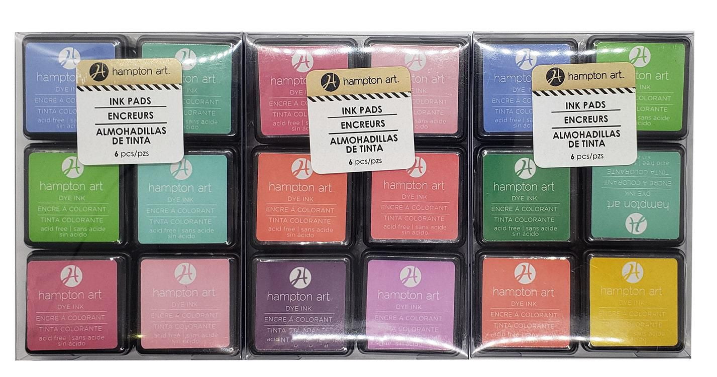 Hampton Art Mini Ink Pad 6pk Assortment Walmart Canada