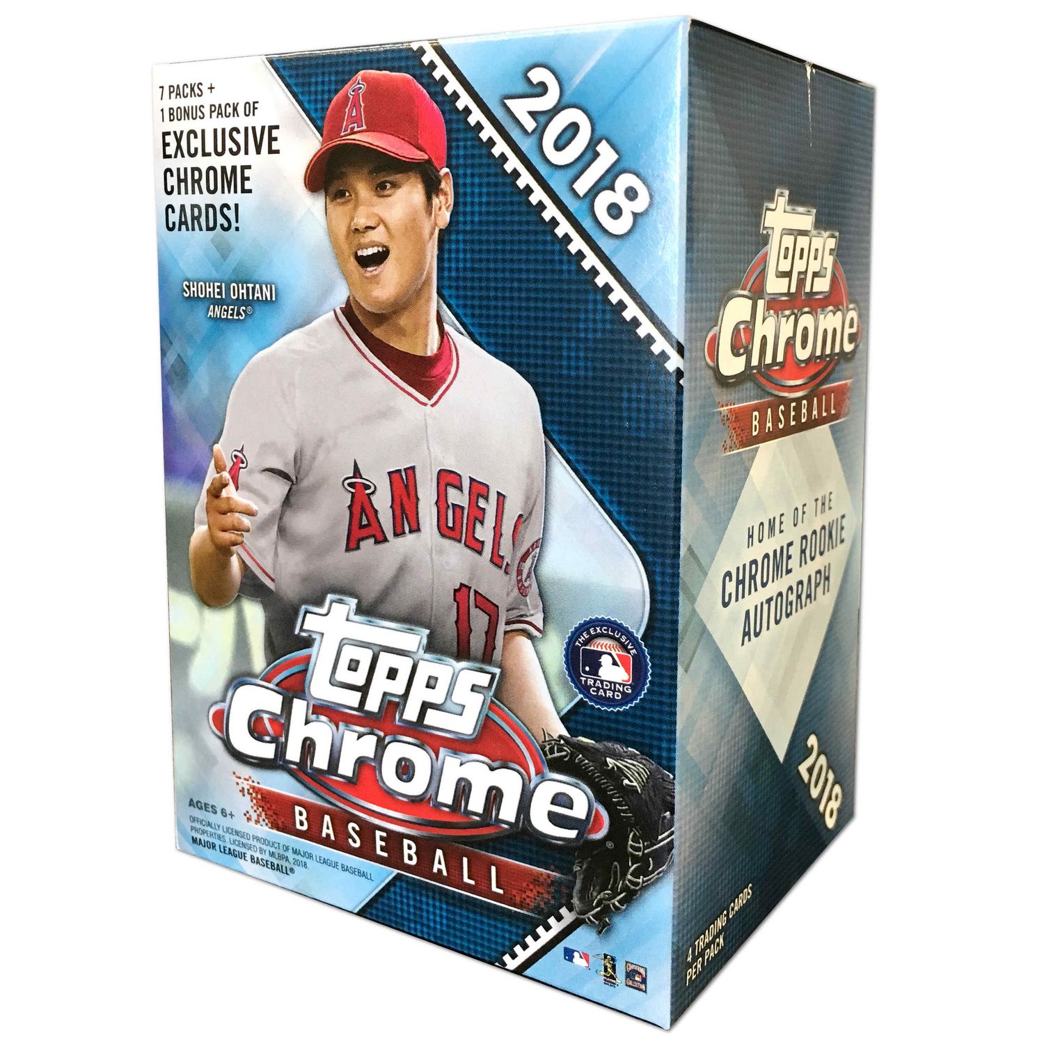 18 Topps Chrome Mlb Baseball Value Box Trading Cards Walmart Canada