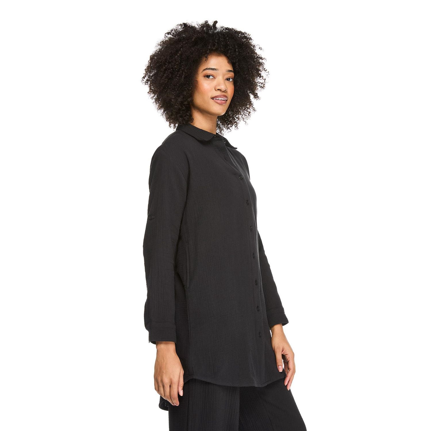 George Women's Button-Up Shirt Cover-Up