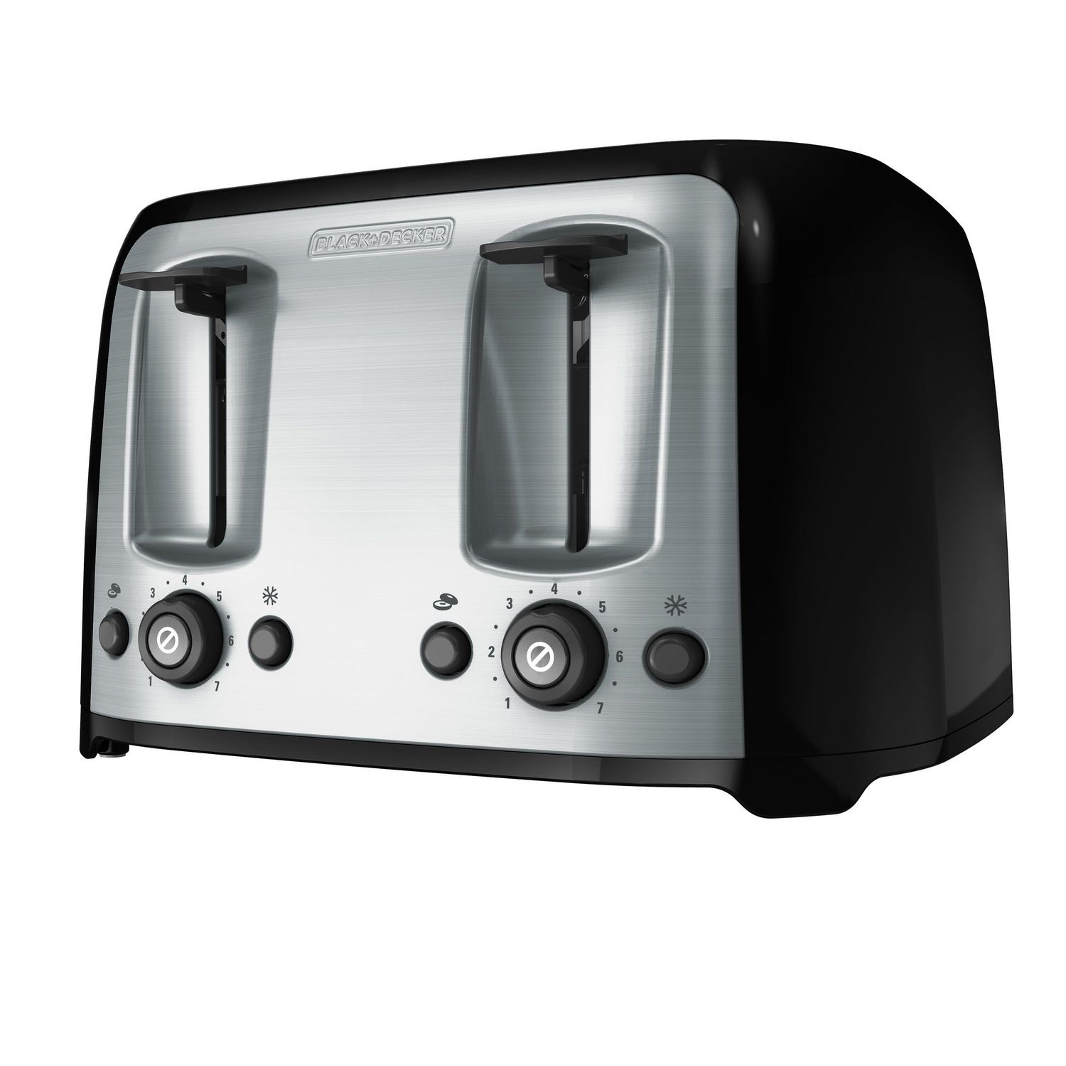 Black And Decker ET124 220 Volt 4-Slice Cool-Touch Toaster For Export  Overseas Use