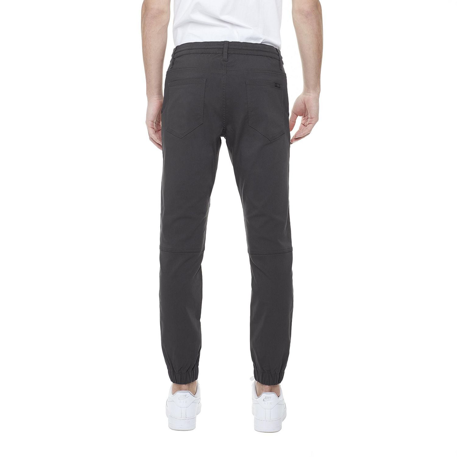 Dark Black Men's Comfort Stretch  Pull-On Jogger