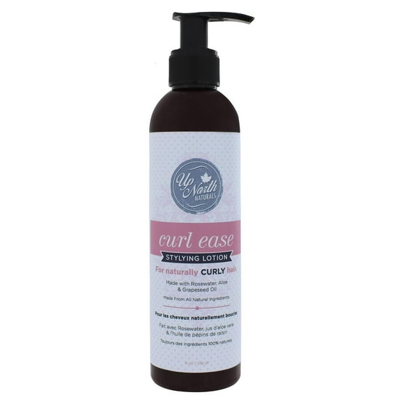 Up North Naturals Curl Ease Styling Lotion, A lotion gives good hold to your curls.