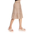 thumbnail image 2 of Wild Skye Women's Midi Tiered Skirt, 2 of 6