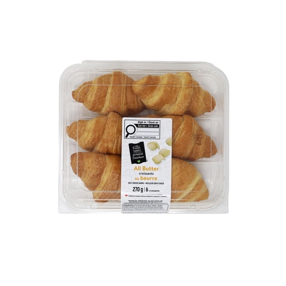 Croissants au beurre Mon marché fraîcheur