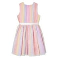 thumbnail image 2 of Robe en maille arc-en-ciel George pour filles, 2 of 2