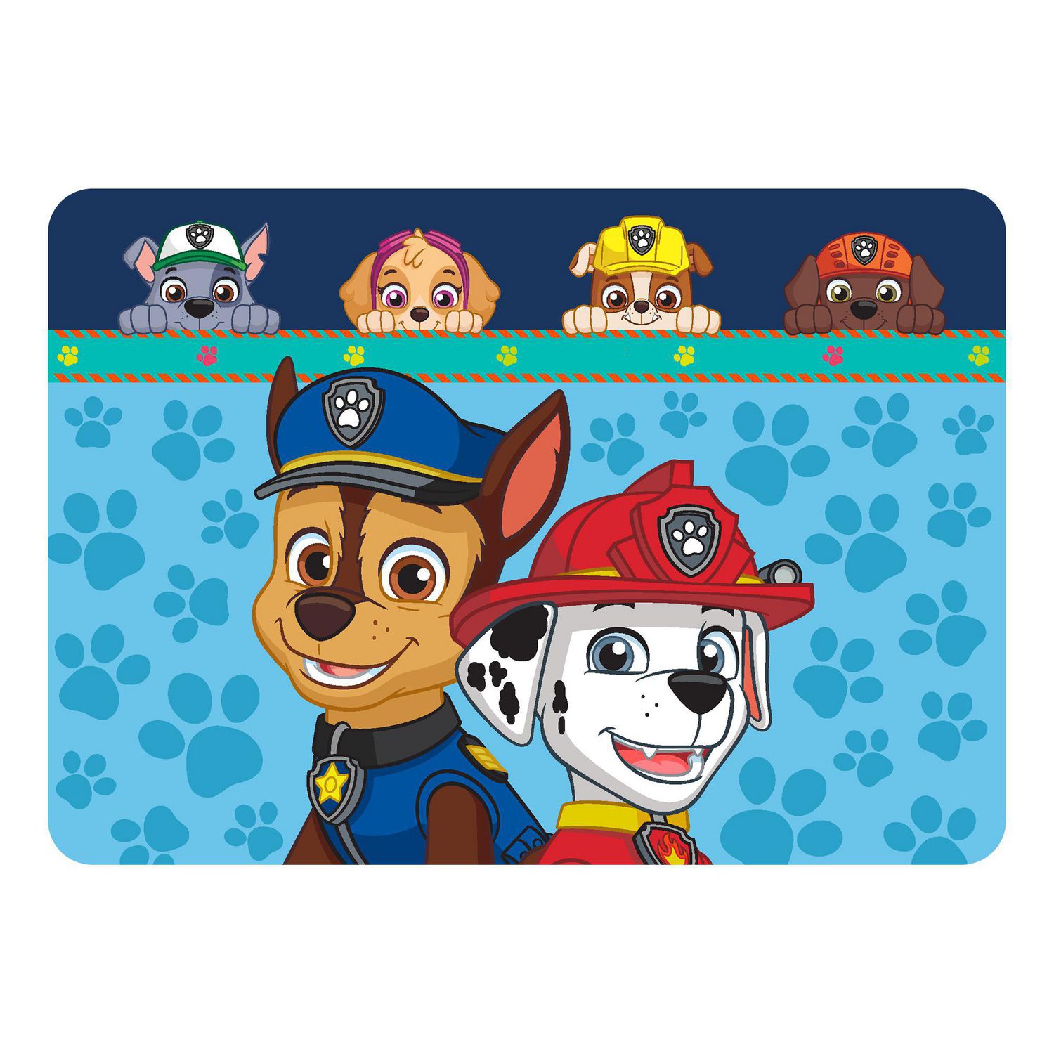 paw patrol placemat