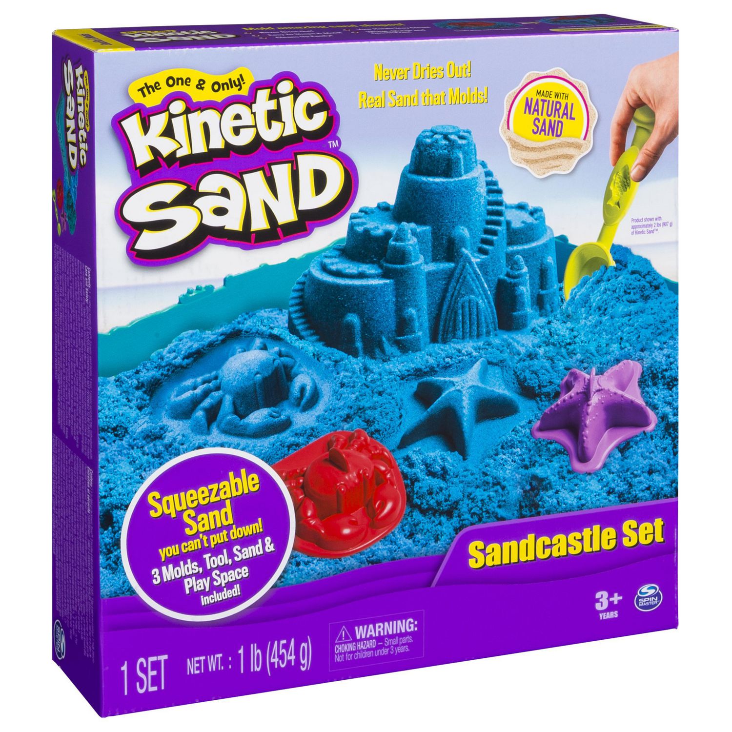 Kinetic Sand SABLE MAGIQUE - COFFRET ARC-EN-CIEL - Transforme à Volonté ce  Sable à