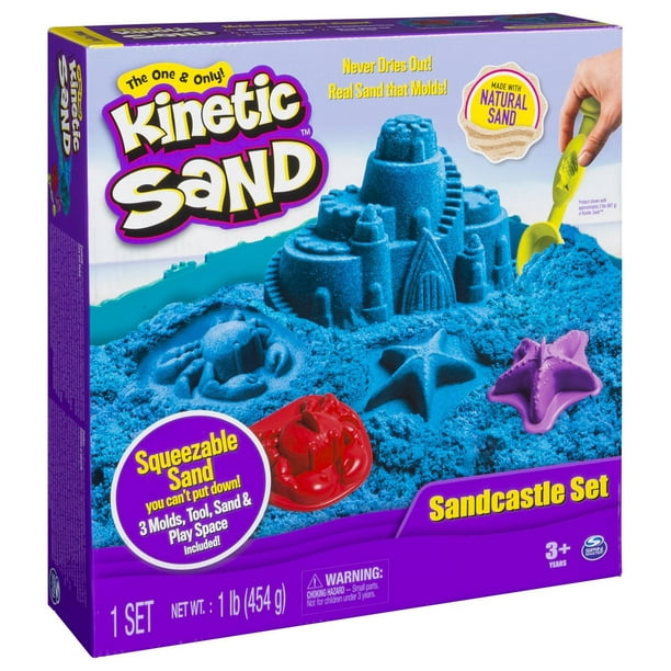 Kinetic Sand - Sandcastle Set with 1lb of Kinetic Sand and Tools