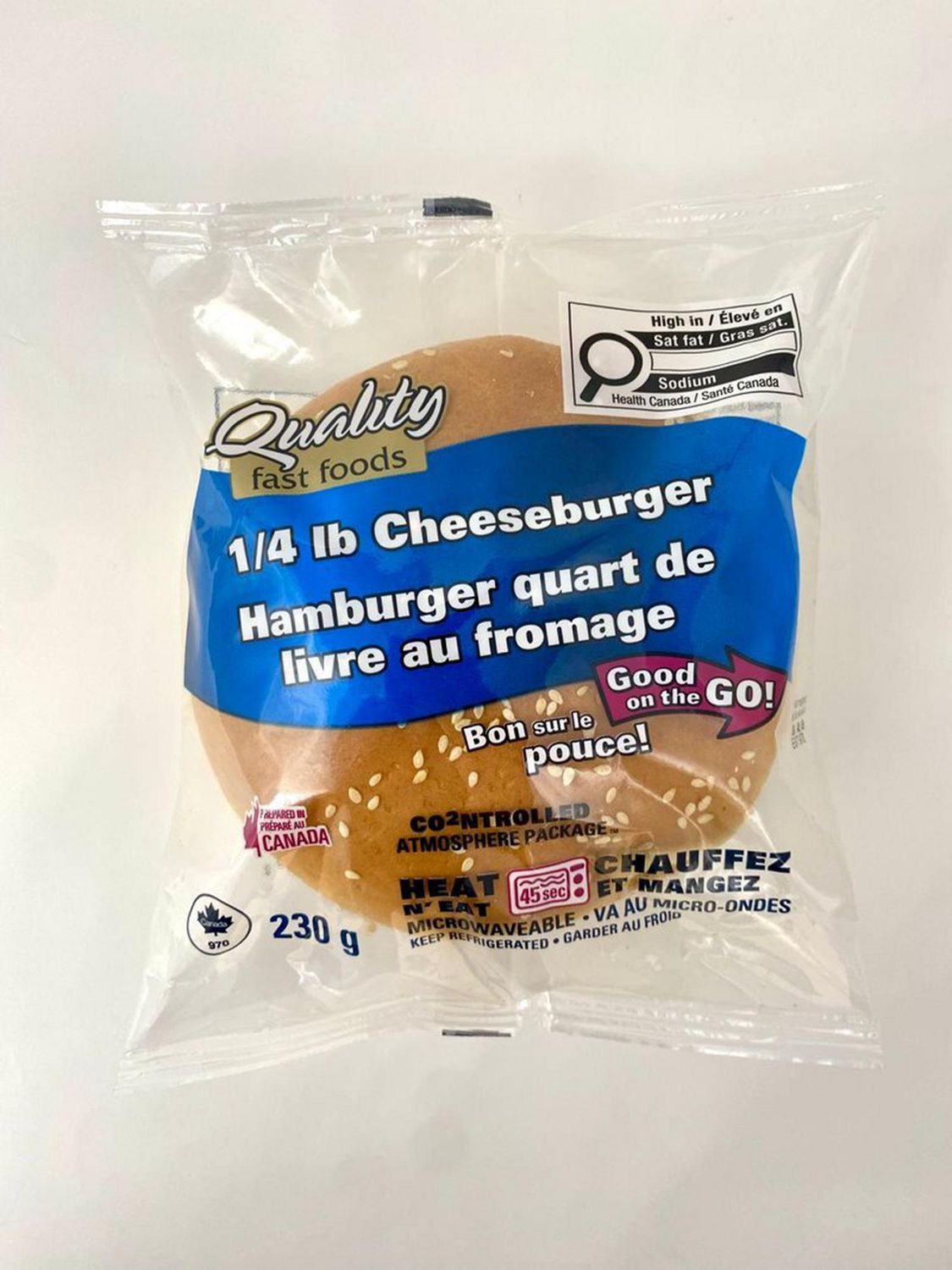 Quality 1/4 LB Cheeseburger