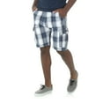 thumbnail image 1 of Wrangler Men's Plaid Cargo Shorts, 1 of 4