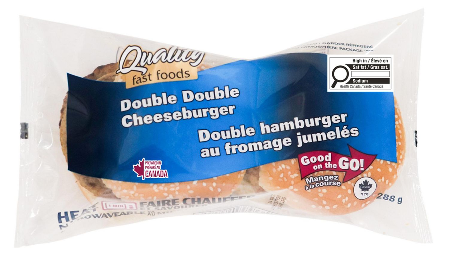 Quality Double Double Cheeseburger