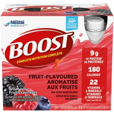 BOOST Nutrition complète Aromatisé aux fruits, Fruits sauvages