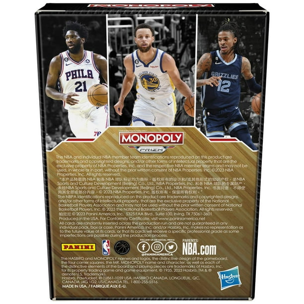 Monopoly Prizm: 2022-23 NBA Trading Cards Booster Box, 24 Panini