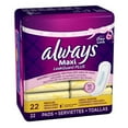 thumbnail image 1 of Always Serviettes régulières sans ailes Maxi LeakGuard Plus - parfum doux, 1 of 1