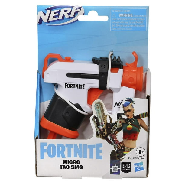 Blaster Fortnite TS Nerf MicroShots, inclut 2 fléchettes Nerf