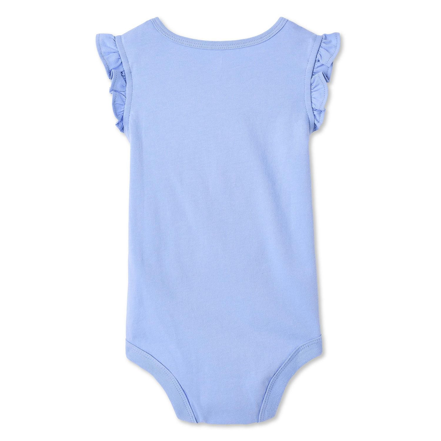 George Baby Girls' Flutter-Sleeve Bodysuit