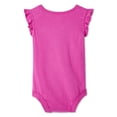 thumbnail image 2 of George Baby Girls' Flutter-Sleeve Bodysuit, 2 of 2