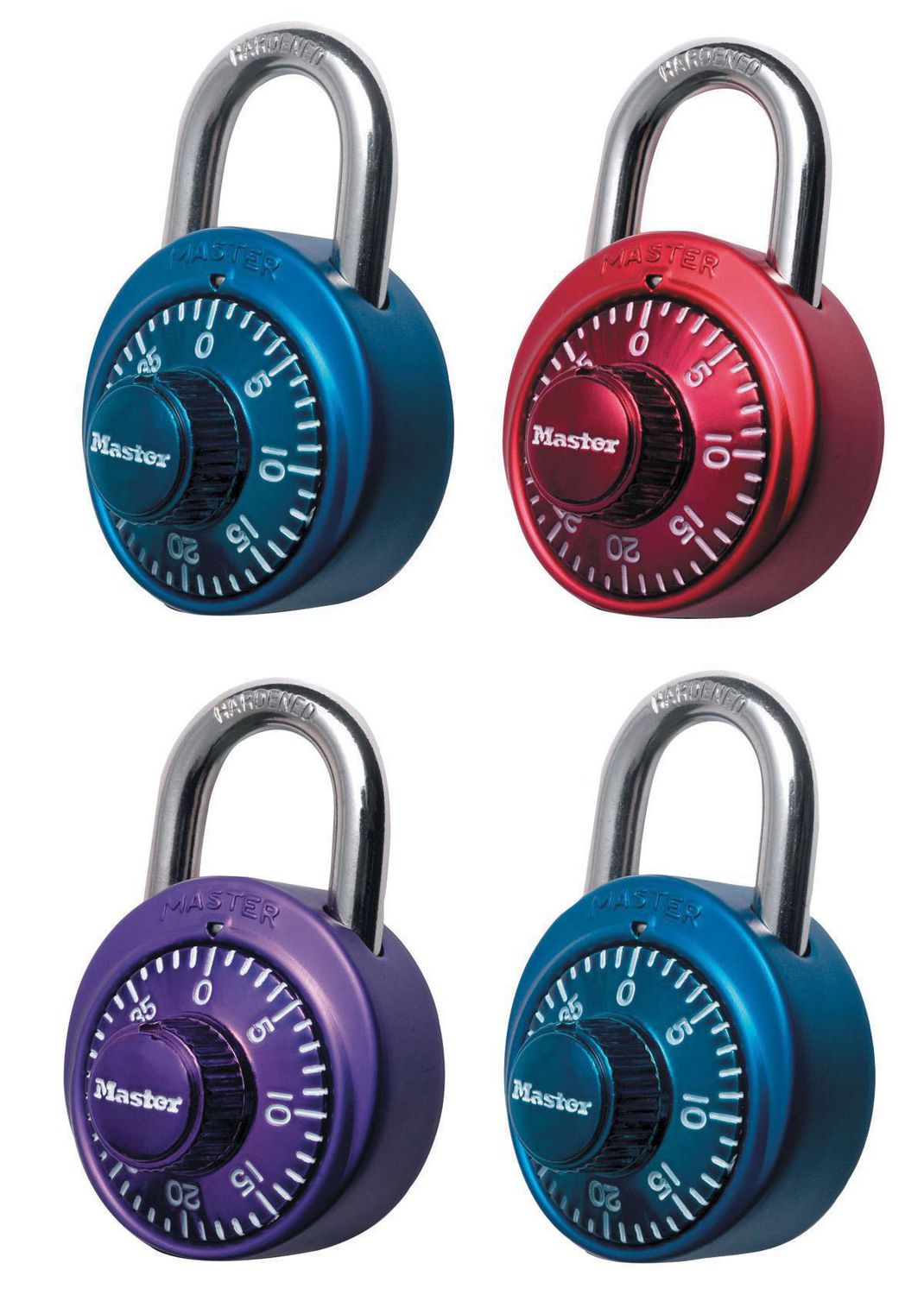 Master Lock 1550EURDCOL Cadenas mousqueton a combinaison couleur - Systèmes  sécurité à la Fnac
