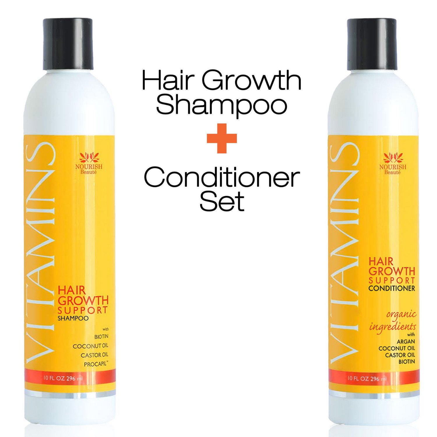 Nourish Beaute Vitamins Hair Growth Support Shampoo And