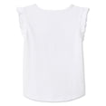 thumbnail image 2 of George Toddler Girls' Flutter-Sleeve Top, 2 of 2