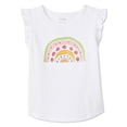 thumbnail image 1 of George Toddler Girls' Flutter-Sleeve Top, 1 of 2