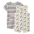 thumbnail image 1 of George Baby Boys' Romper 2-Pack, 1 of 2