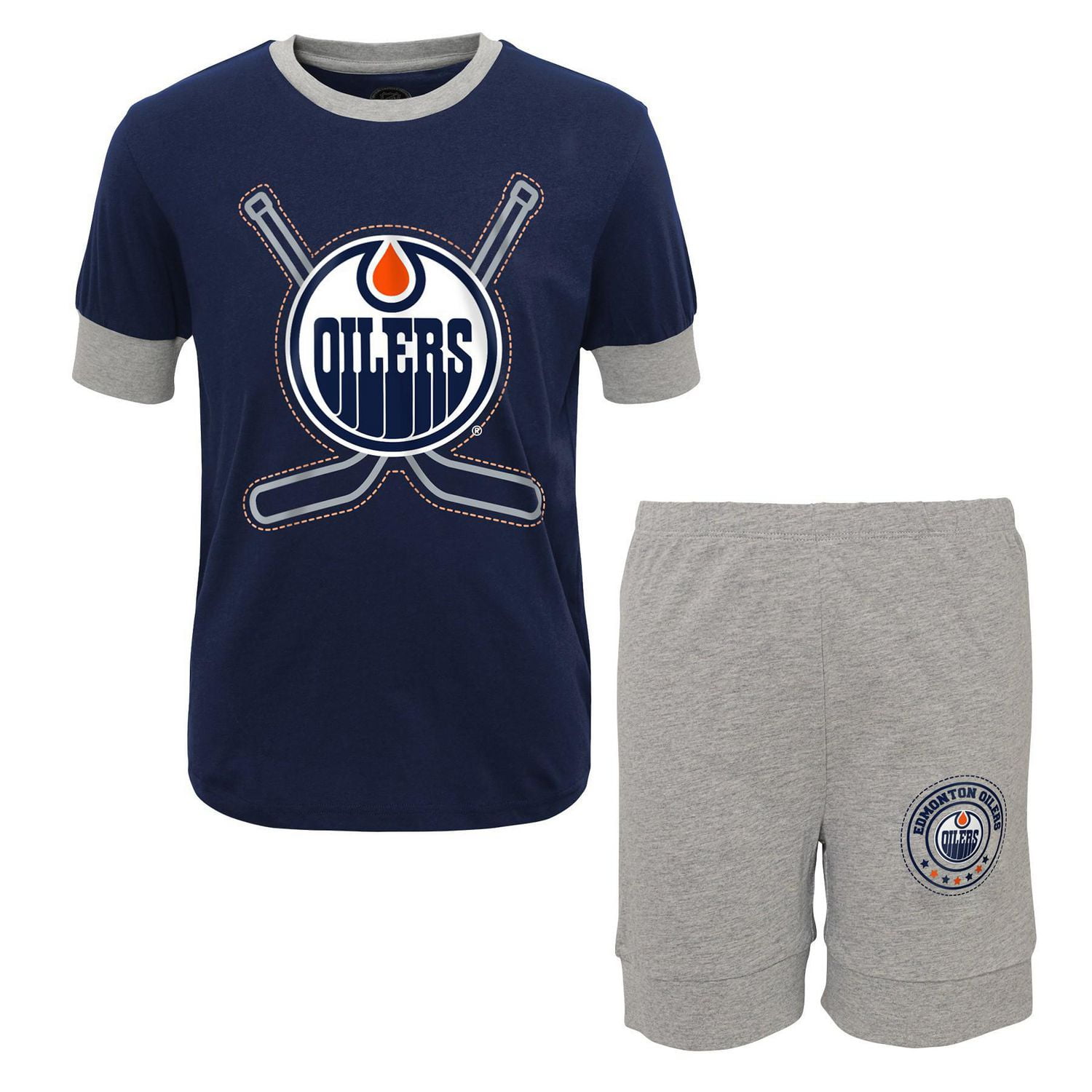 Boys Two Piece Pajama Set, Oilers