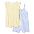 thumbnail image 2 of Lot de 2 barboteuses George pour bébés filles, 2 of 2