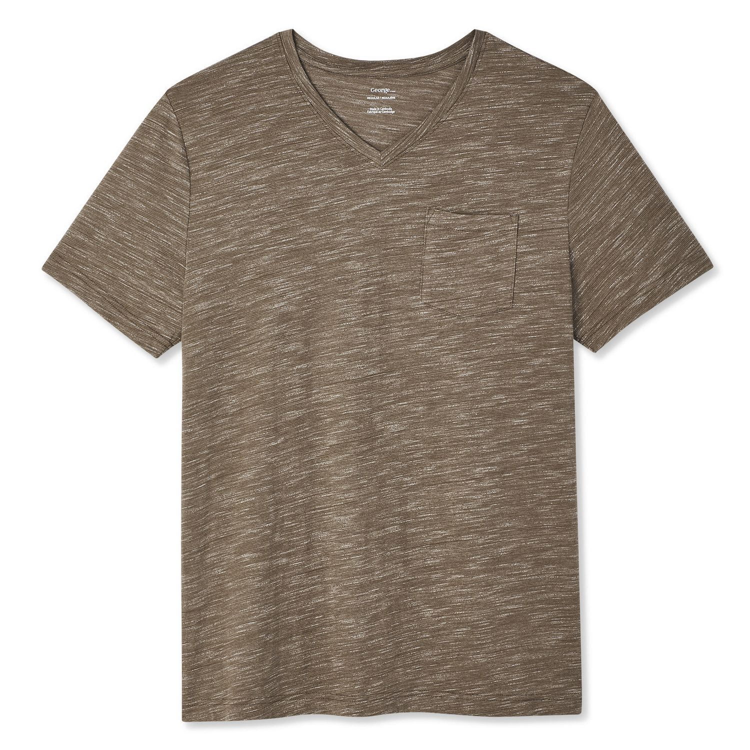 Men's VNeck Texture Tee Walmart Canada