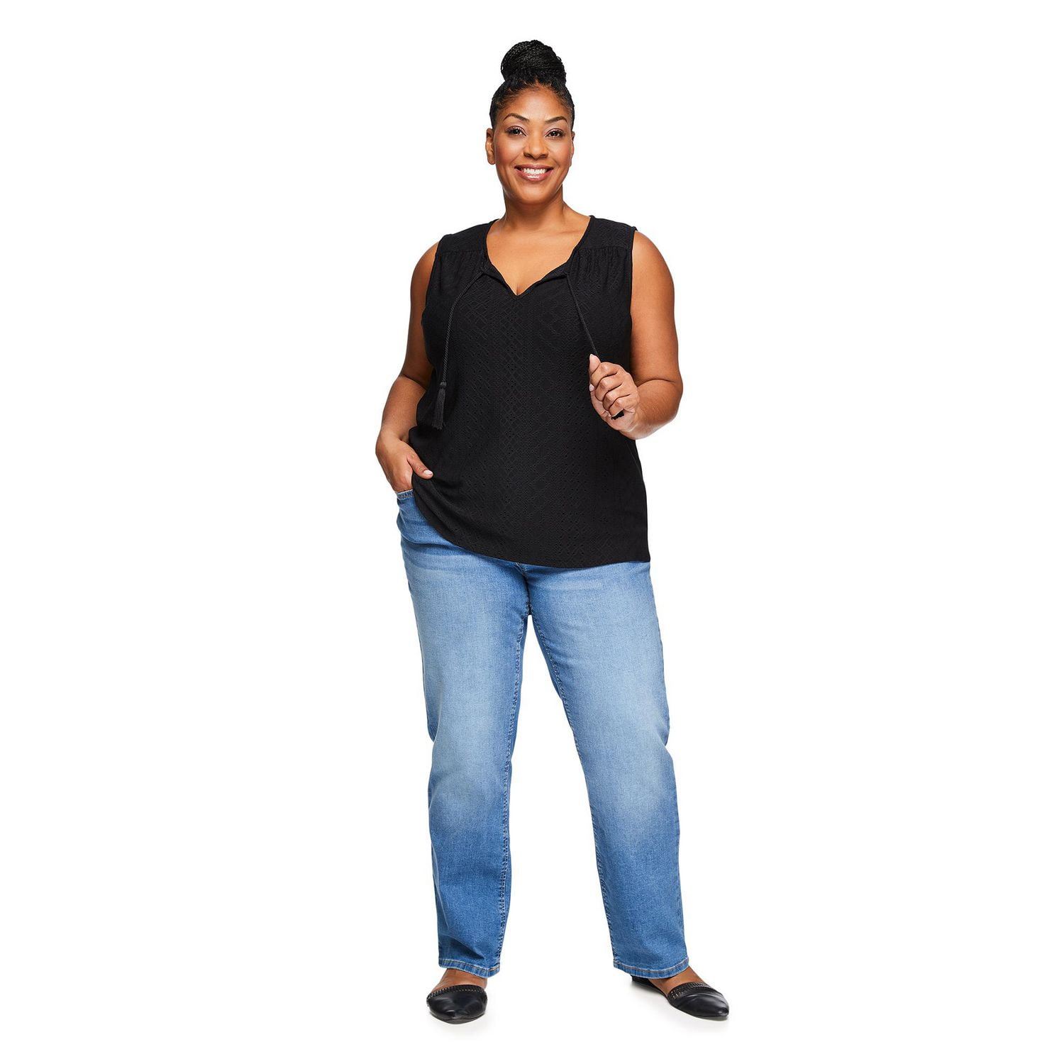 Iyla Plus Women's Tassel Tank