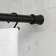 Tringle à rideau de douche à montage par tension Mainstays, réglable, 127 cm à 218 cm (50 po à 86 po), noir Tringle à rideau de douche à montage par tension réglable, noir – image 5 sur 5